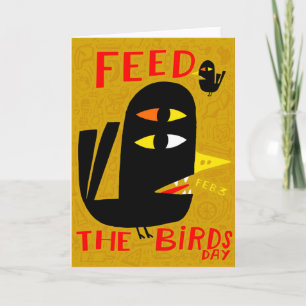 National Feed The Birds Day February 3 Card