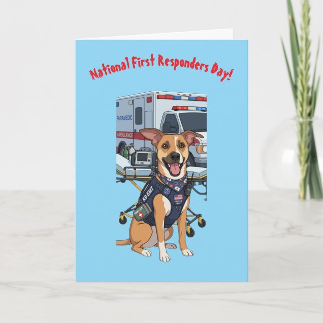 National First Responders Day Card (Front)