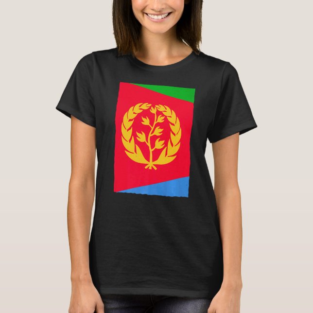 National Flag Eritrea T-Shirt (Front)