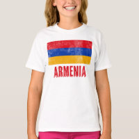 National Flag of Armenia (Grunge Look)