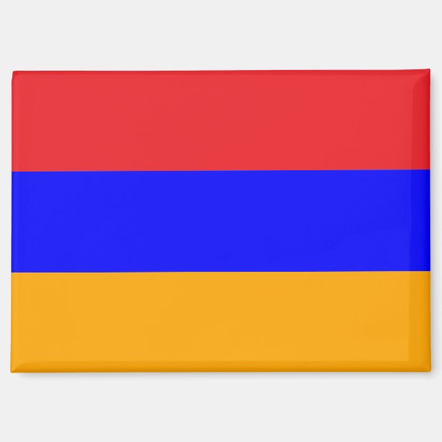 National Flag of Armenia Rectangle magnet  (Front)