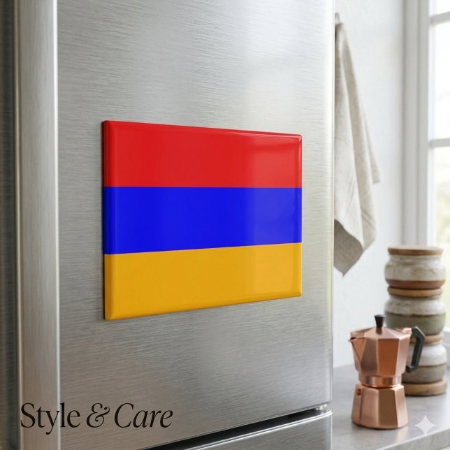 National Flag of Armenia Rectangle magnet  (National Flag of Armenia Rectangle magnet)