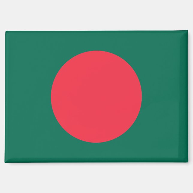 National Flag of Bangladesh Rectangle magnet (Front)