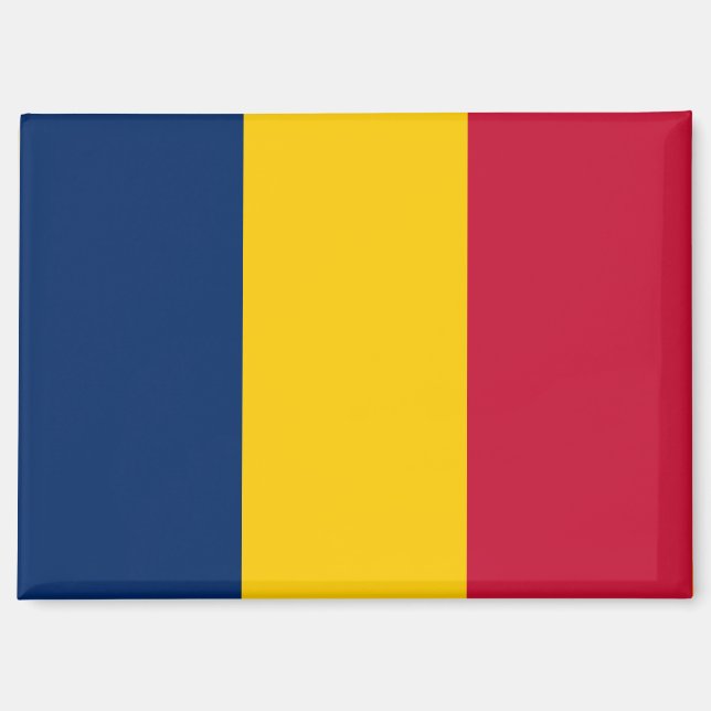 National Flag of Chad Rectangle Magnet (Front)