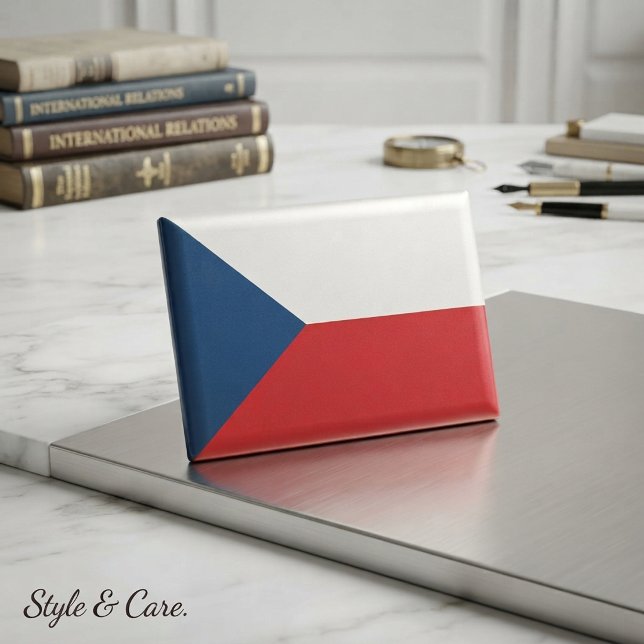 National Flag of Czech Republic Rectangle magnet  (National Flag of Czech Republic Rectangle magnet)