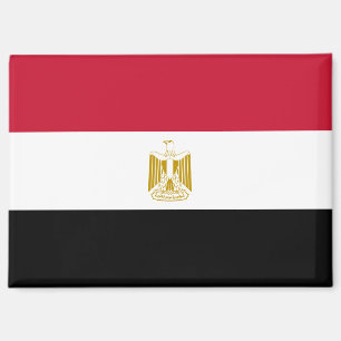 National Flag of Egypt Rectangle magnet 