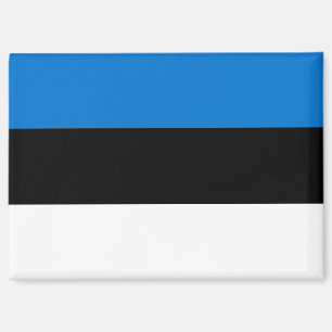 National Flag of Estonia Rectangle magnet 