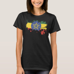 National Flag of Ethiopia souvenir for men women T-Shirt