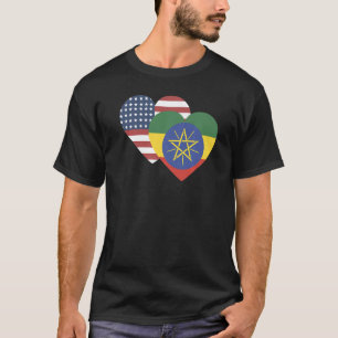 National Flag of Ethiopia souvenir  for men women  T-Shirt