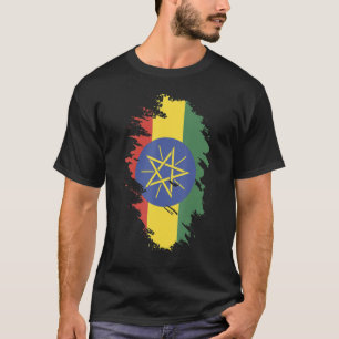 National Flag of Ethiopia souvenir for men women T-Shirt