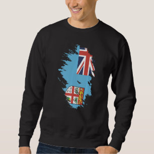 National Flag of Fiji souvenir for men women 5 Sweatshirt