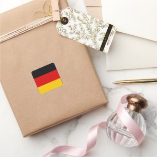 National Flag of Germany Square Sticker