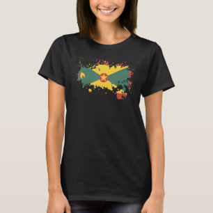 National Flag of Grenada souvenir for men women 8 T-Shirt