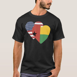National Flag of Guinea Bissau souvenir  for men w T-Shirt