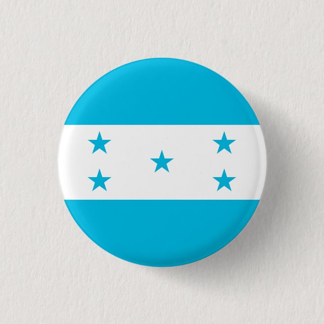 National flag of Honduras 3 Cm Round Badge (Front)