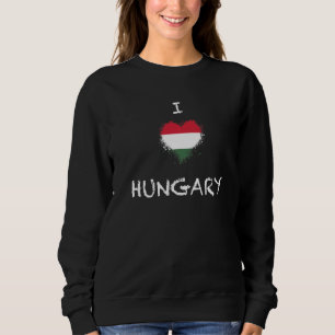 National Flag of Hungary souvenir  for men women   Sweatshirt