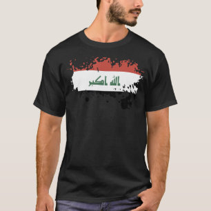 National Flag of Iraq souvenir for men women 2 T-Shirt