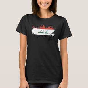 National Flag of Iraq souvenir for men women 2 T-Shirt
