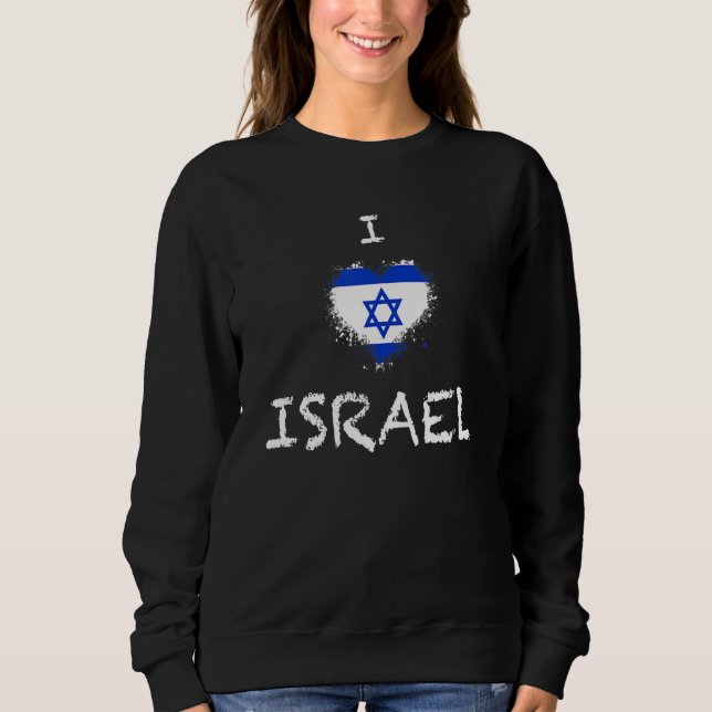 National Flag of Israel souvenir  for men women 7 Sweatshirt (Front)
