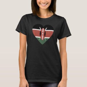National Flag of Kenya souvenir for men women 4 T-Shirt
