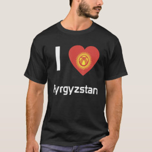 National Flag of Kyrgyzstan souvenir  for men wome T-Shirt
