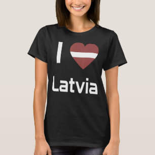 National Flag of Latvia souvenir  for men women 2 T-Shirt