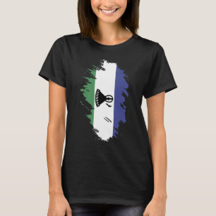 National Flag of Lesotho souvenir for men women 1 T-Shirt