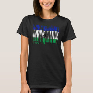 National Flag of Lesotho souvenir for men women T-Shirt