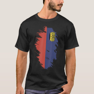 National Flag of Liechtenstein souvenir for men w T-Shirt