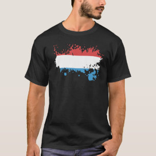 National Flag of Luxembourg souvenir  for men wome T-Shirt