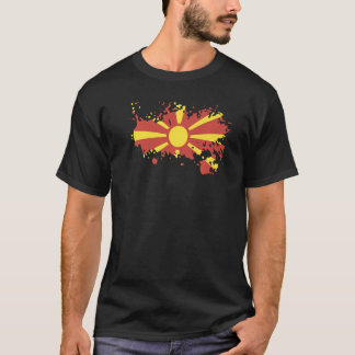 National Flag of Macedonia souvenir  for men women T-Shirt