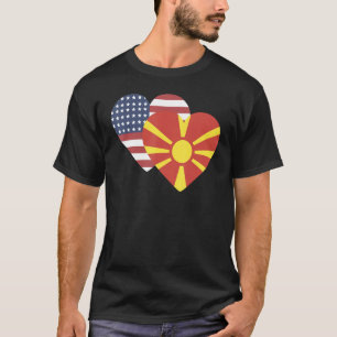 National Flag of Macedonia souvenir for men women T-Shirt