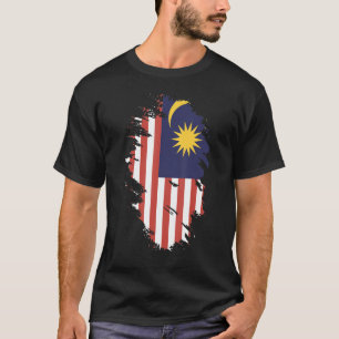 National Flag of Malaysia souvenir for men women T-Shirt