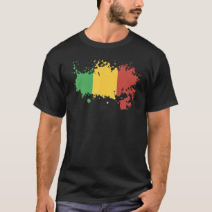 National Flag of Mali souvenir for men women 4 T-Shirt