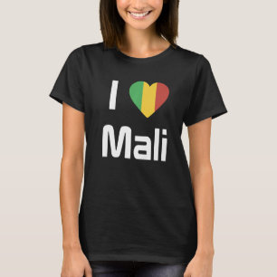 National Flag of Mali souvenir  for men women T-Shirt