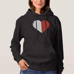 National Flag of Malta souvenir for men women 3 Hoodie