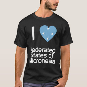 National Flag of Micronesia souvenir for men wom T-Shirt