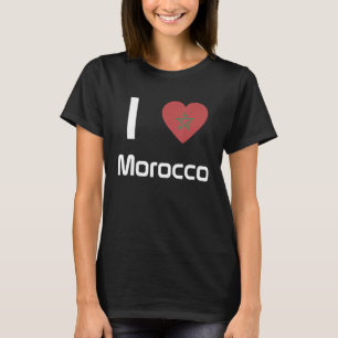 National Flag of Morocco souvenir for men women 1 T-Shirt