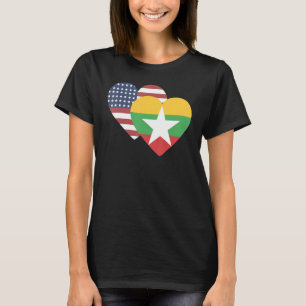 National Flag of Myanmar souvenir for men women 3 T-Shirt