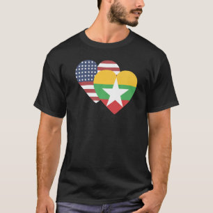 National Flag of Myanmar souvenir for men women T-Shirt