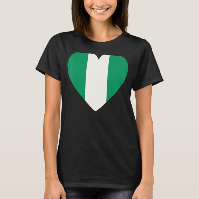 National Flag of Nigeria souvenir for men women 1 T-Shirt (Front)