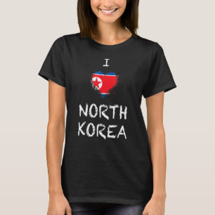 National Flag of North Korea souvenir for men wom T-Shirt