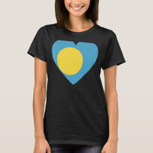 National Flag of Palau souvenir for men women 4 T-Shirt