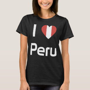 National Flag of Peru souvenir for men women T-Shirt
