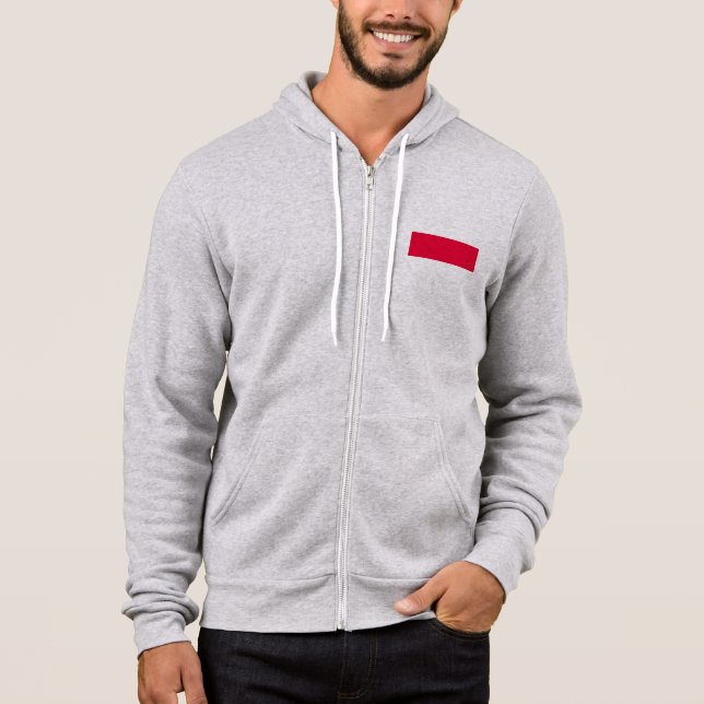 National Flag of Poland - Rzeczpospolita Polska Hoodie (Front)