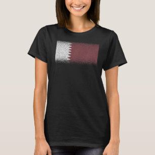 National Flag of Qatar souvenir for men women T-Shirt