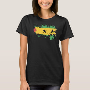National Flag of Saint Thomas souvenir for men wom T-Shirt