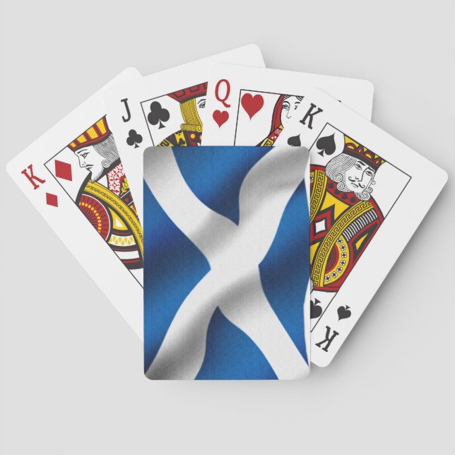 National Flag of Scotland & St Andrew Patriotic Playing Cards (Back)