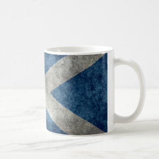 National flag of Scotland - Vintage version Coffee Mug