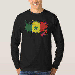 National Flag of Senegal souvenir for men women T-Shirt
